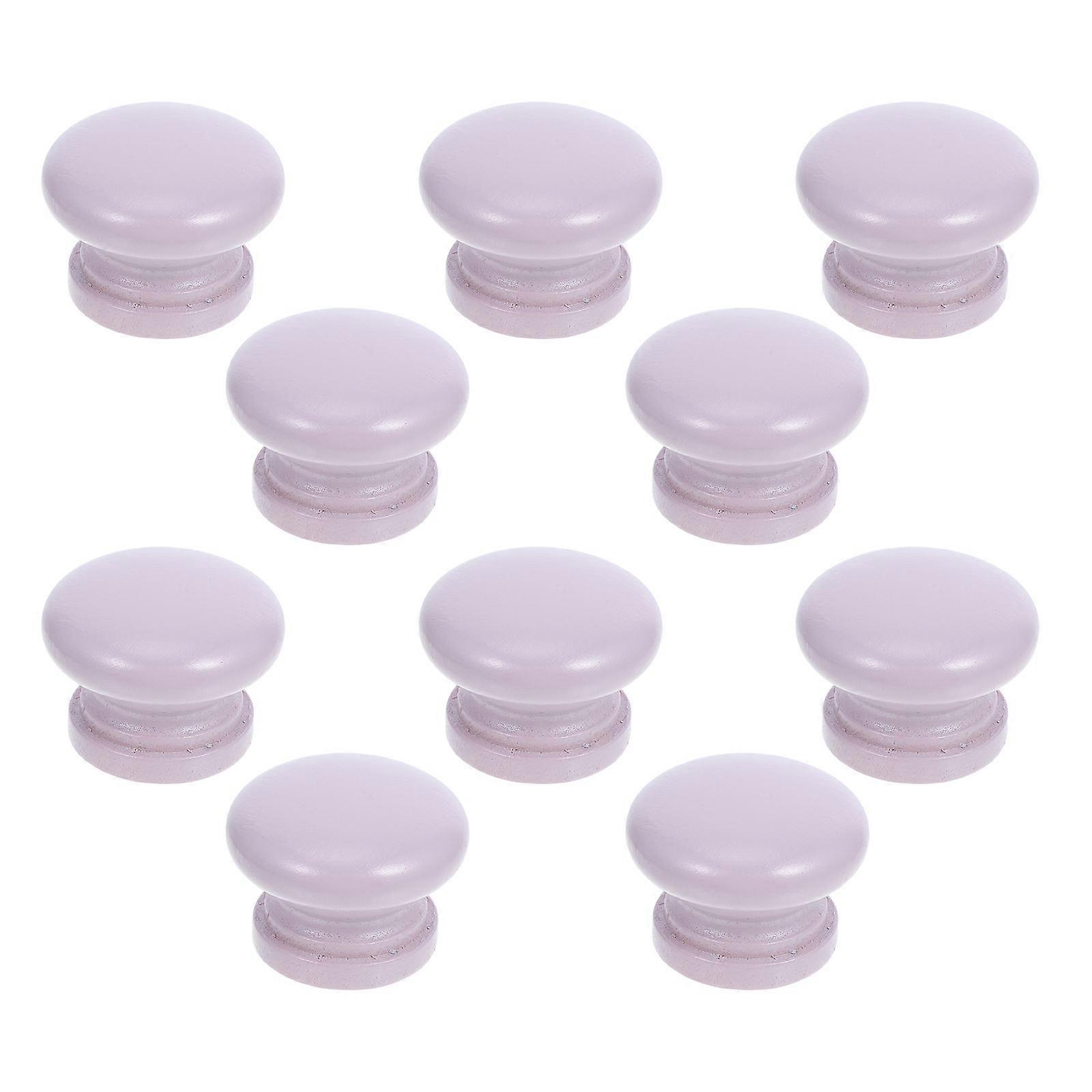 Rustic Solid Wood Mushroom Drawer Knobs   Durable Round Cabinet Handles for Kitchen, Wardrobe, and Dresser Pulls   Easy Installation