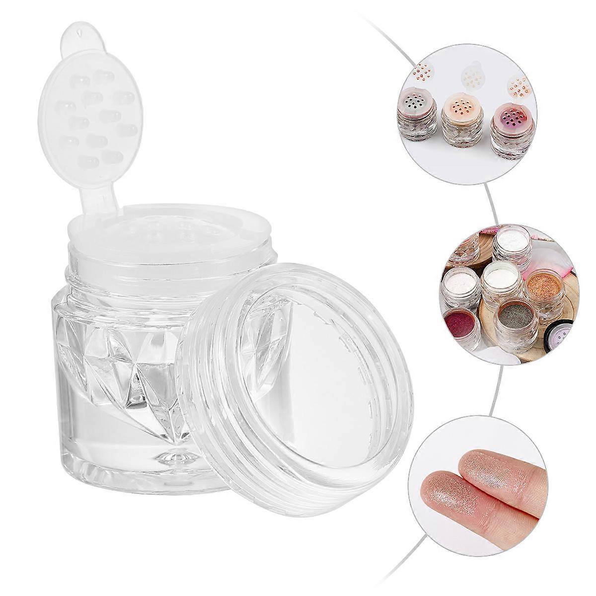 10pcs Empty Storage Bottles for Sub Packaging Concealer Powder