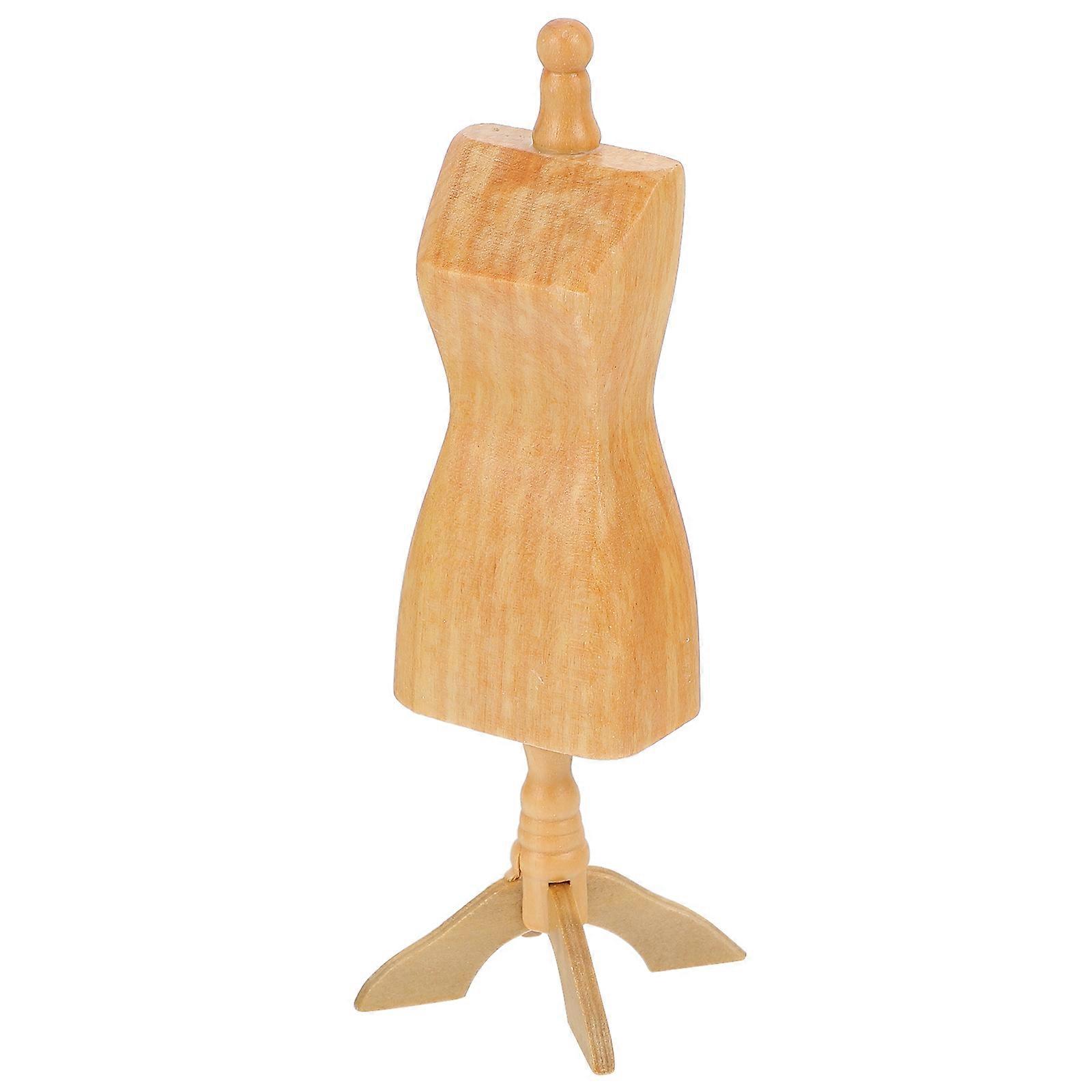Light Brown Clothing Rack Model for Decoration Made of Synthetic Material with Delicate Design 1Pc