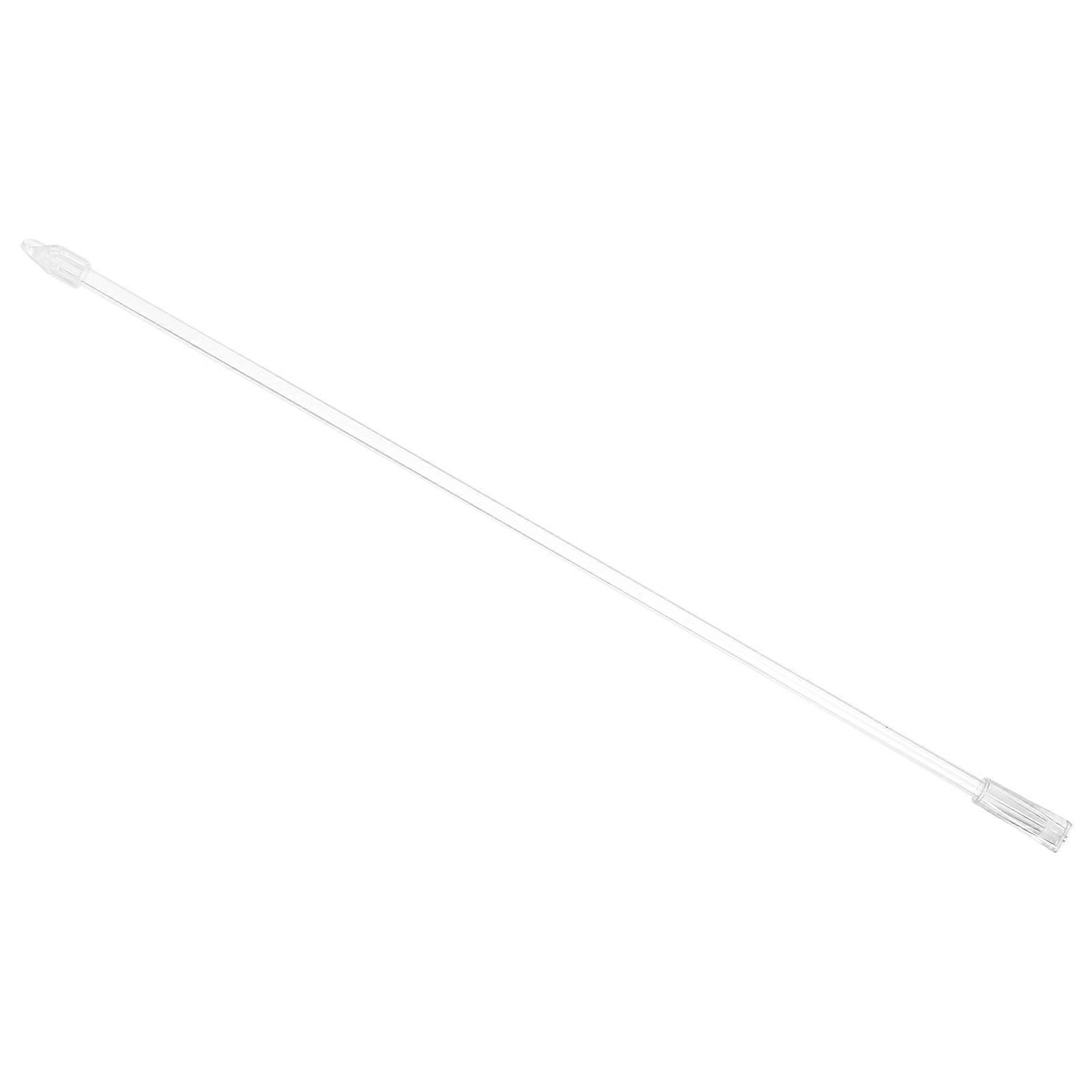 Vertical Blind Wand Replacement Transparent Rod With Hook For DIY Enthusiasts 43.00X1.10X1.10Cm Replacement 3Set