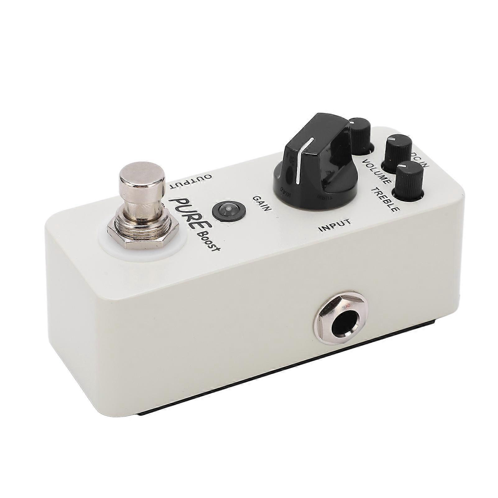 Pure Boost Effect 20dB Gain Acoustic Excitation Metal Effect Pedal 1/4in Mono Audio Interface 
