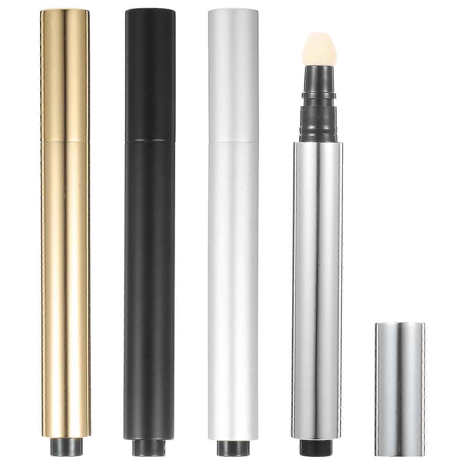 4 Stück Make-up-Concealer-Stift, geeignet für kleine Reisen mit tragbarem Design und auslaufsicherer Funktion