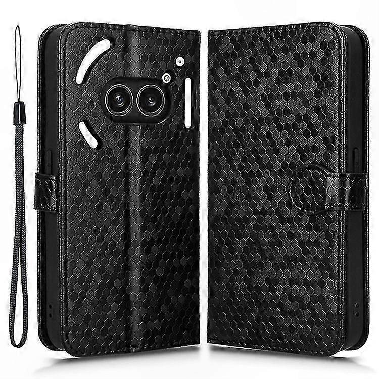 Magnetic Closure Wallet Case with Dots Pattern for 2a Model Phone Cover