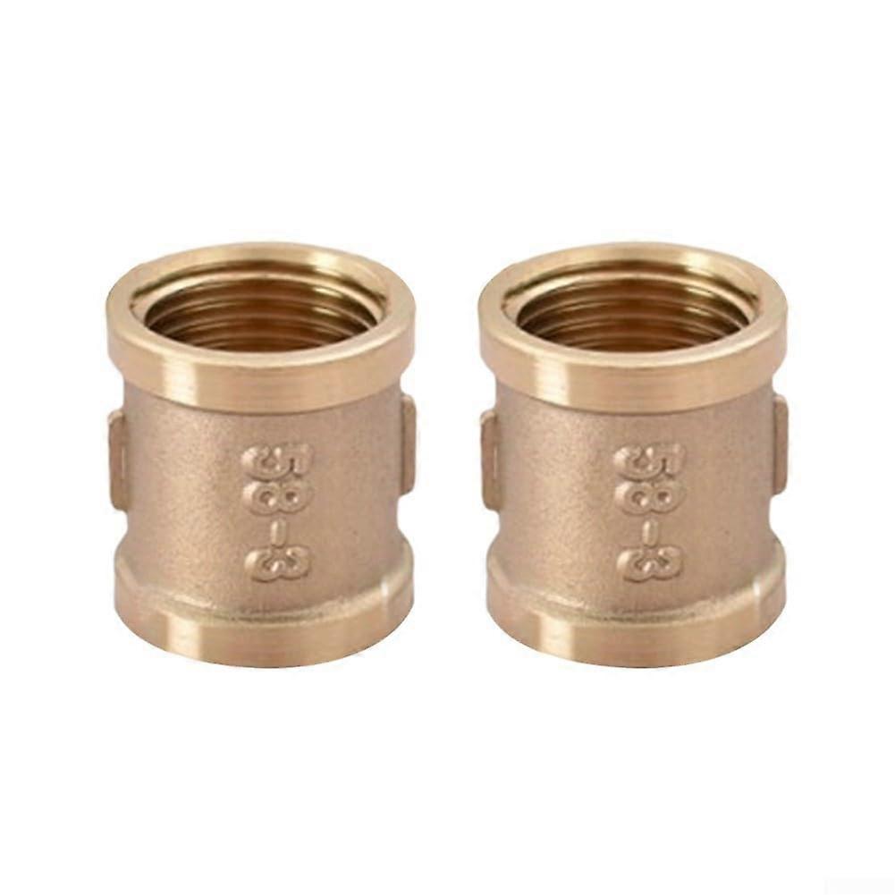 Double internal threaded brass fitting for pipes for private and industrial use Ref: 6354