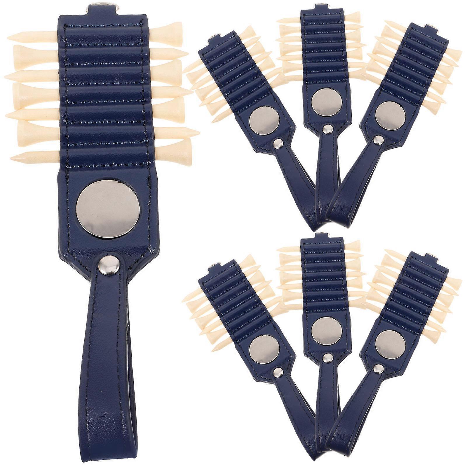 Durable PU Golf Tee Holder Organizer for Easy Storage of Golf Accessories, Ideal for Enthusiasts and Professionals