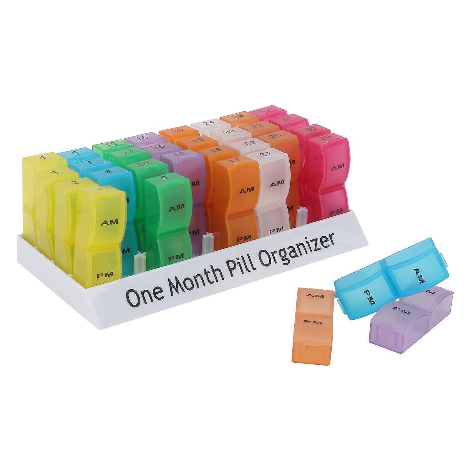 Portable Pill Organizer Home Travel Multi Storage 1Pack