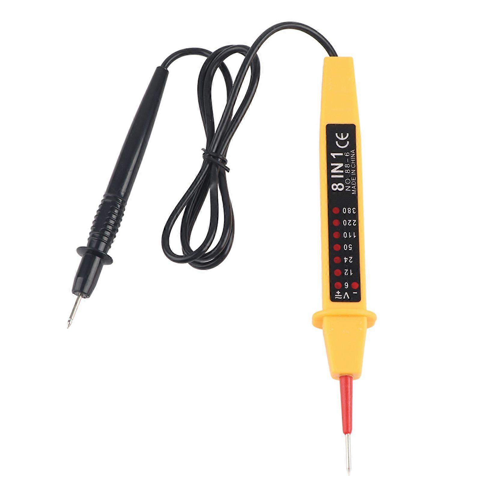 voltage tester 8 in 1 AC DC 6-380V multifunctional car electrical