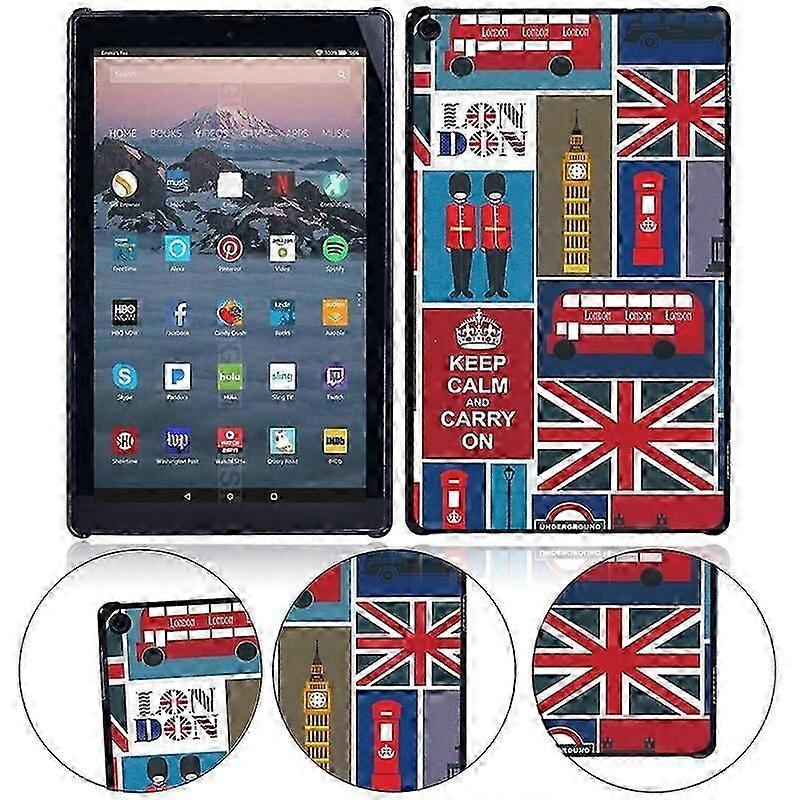 Tablet Case For HD 10 (9th gen 2019) -Tablet Lightweight soft shell plastic Smart Cover Case Computer Covers & Skins