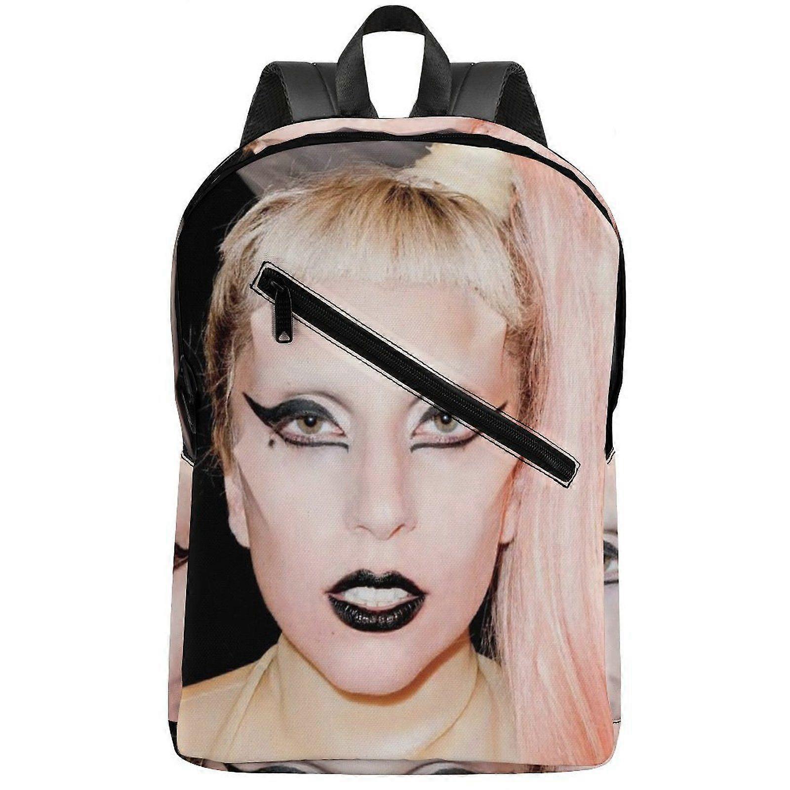 w1166 lady gaga Comfortable Backpack Featuring Adjustable Straps and Soft Padding Ideal for Travel u1166
