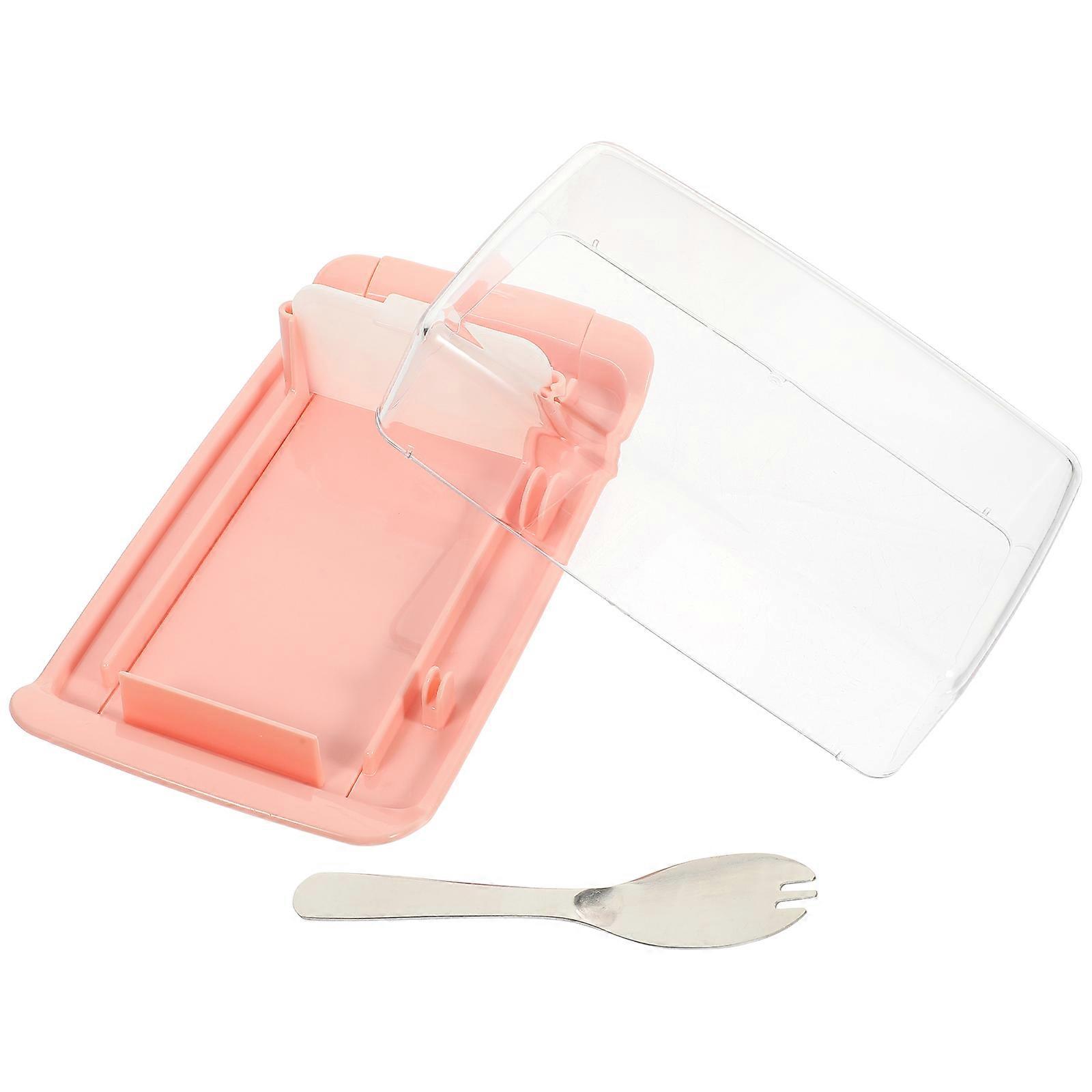 Cheese Butter Storage Box Stainless Steel Suitable For Kitchen One Set Ideal For Cooks 19X11X5CM 1Pcs
