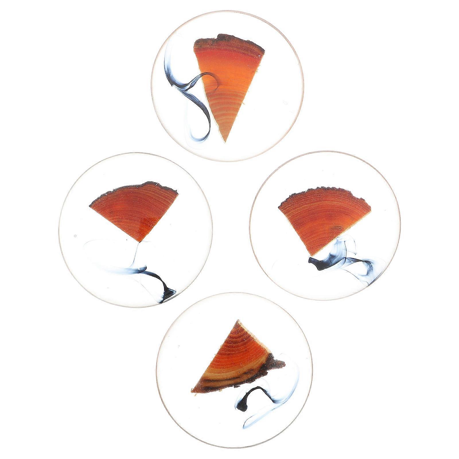 Cup Pads 4Pcs Non-Skid Teacup Mat Perfect For Coffee Table And Office Use Easy To Clean
