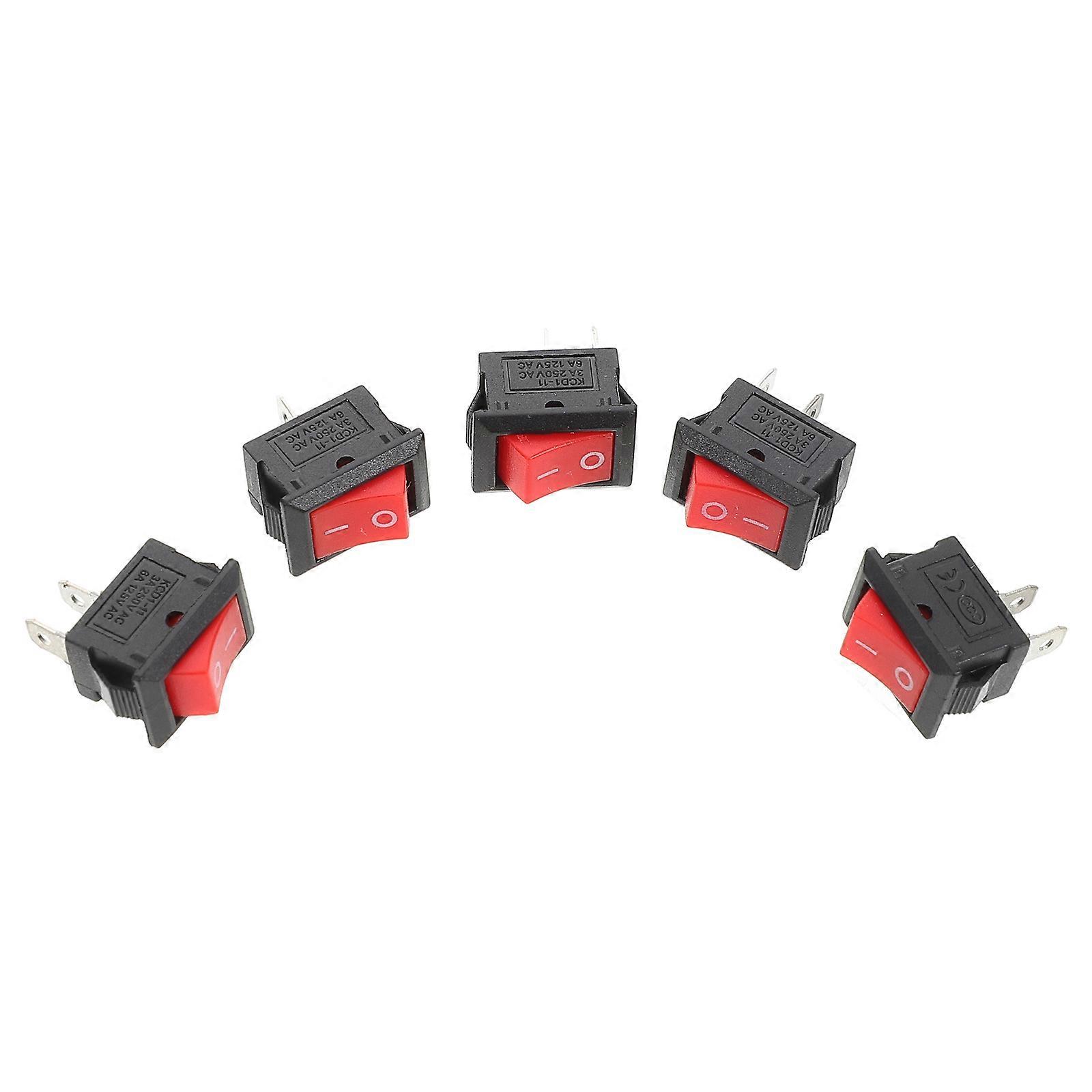 5pcs Rocker Switches for Electric Safe Toggle Buttons for DIY Science Projects to Enhance Logical Thinking and Manual Dexterity Educational Tool