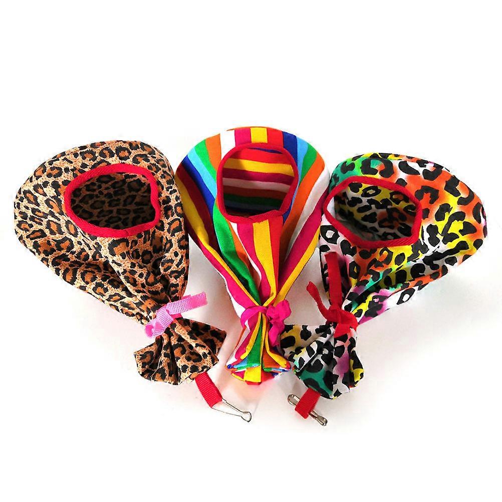 Parrot Hanging Hammock Canvas Pet Bed Round Design Indoor Use Comfortable Sleeping Space 1Pack