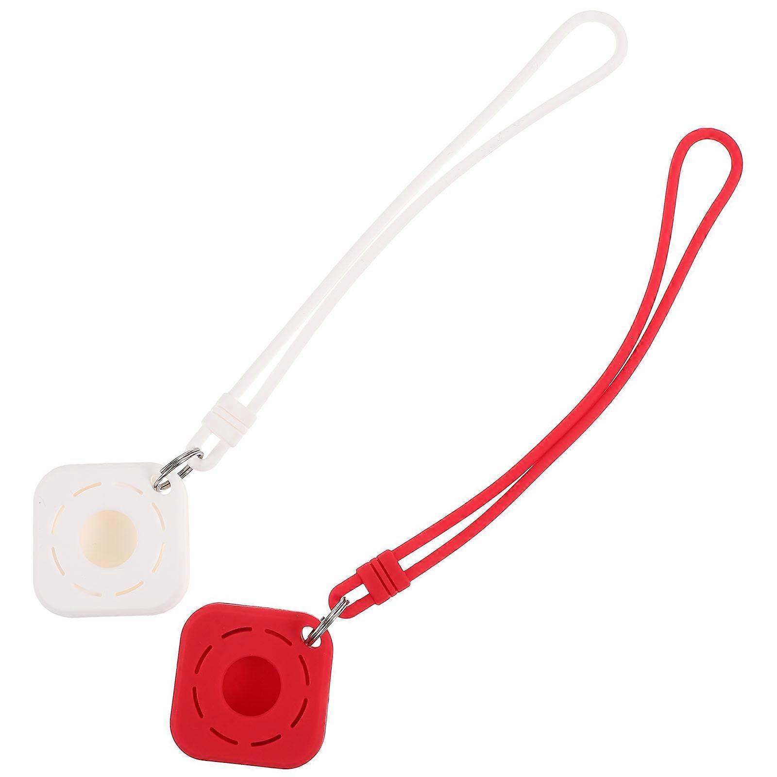 غطاء سيليكون برتقالي مضاد للخدش مع حبل ل 2 قطعة صغيرة الحجم خفيفة الوزن محمولة