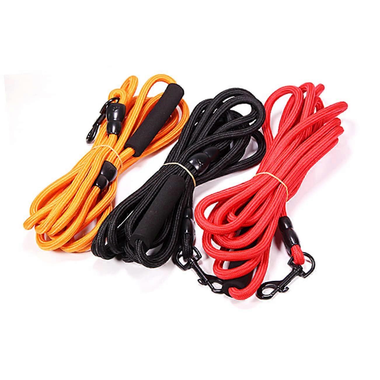 Nylon Training Lead Red Adjustable Belt Style Durable Tow Strap Traction Band Running Lead High-Performance Dog Lead