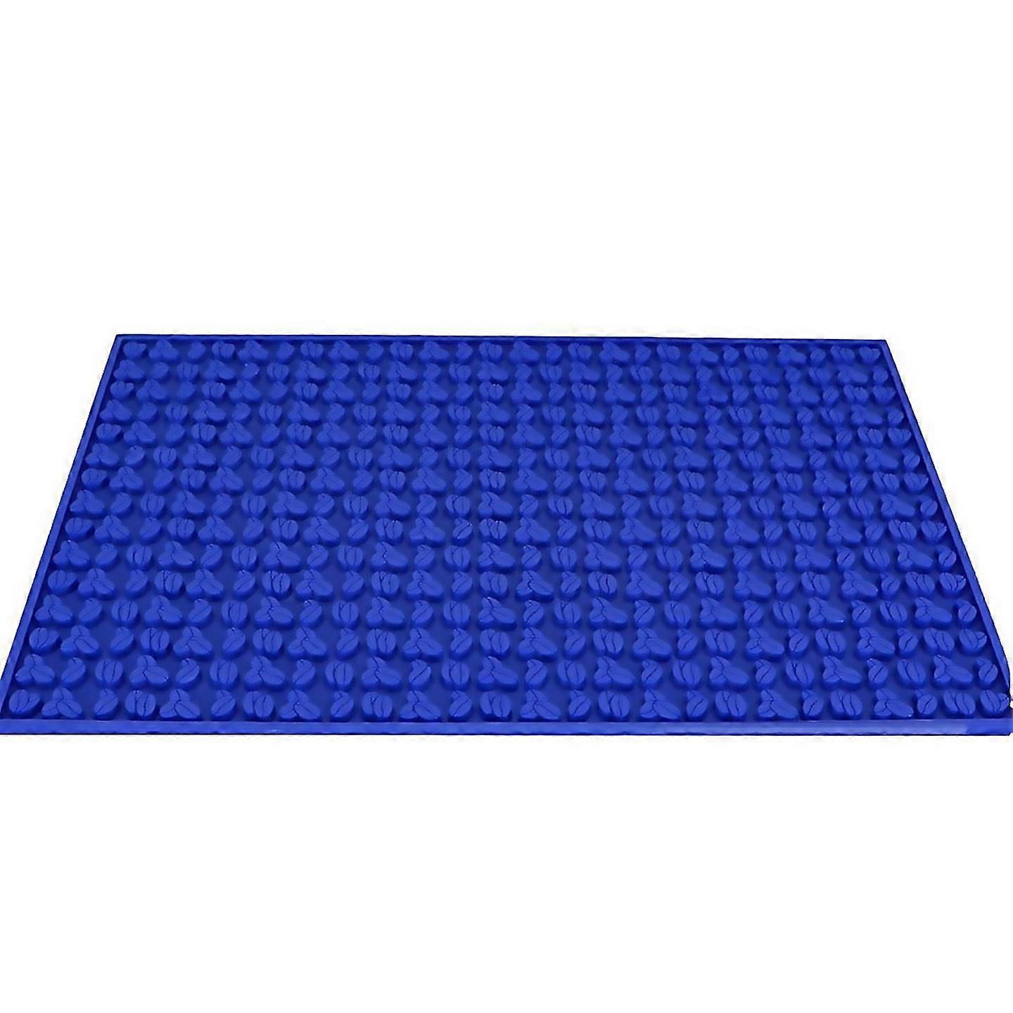 For bar mat 45x30x08cm mats non slip pvc bar service spill mat dark Blue