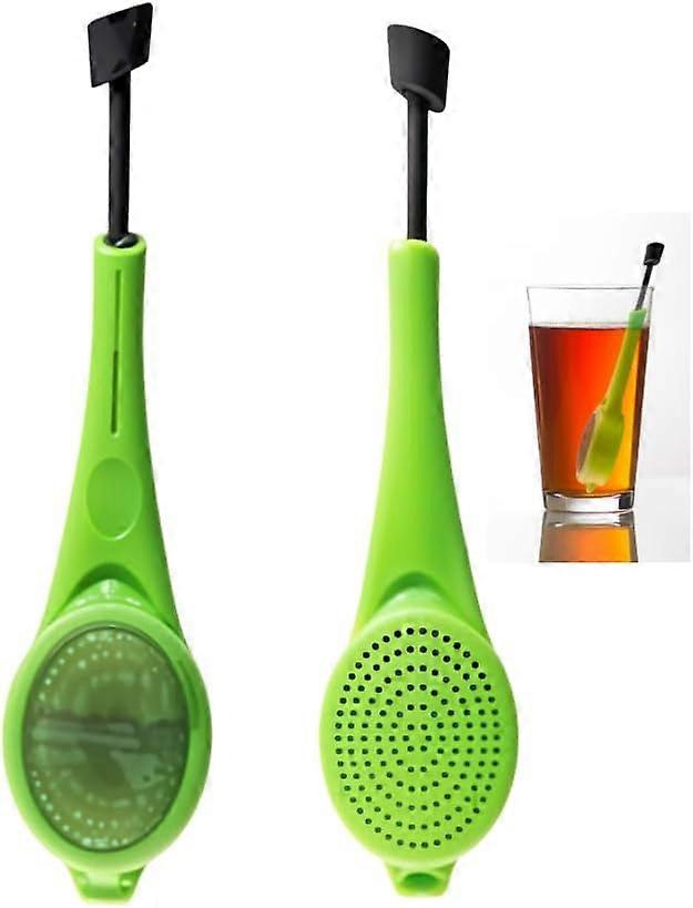 Long-handled tea strainer Plastic tea strainer Fine mesh with cloth