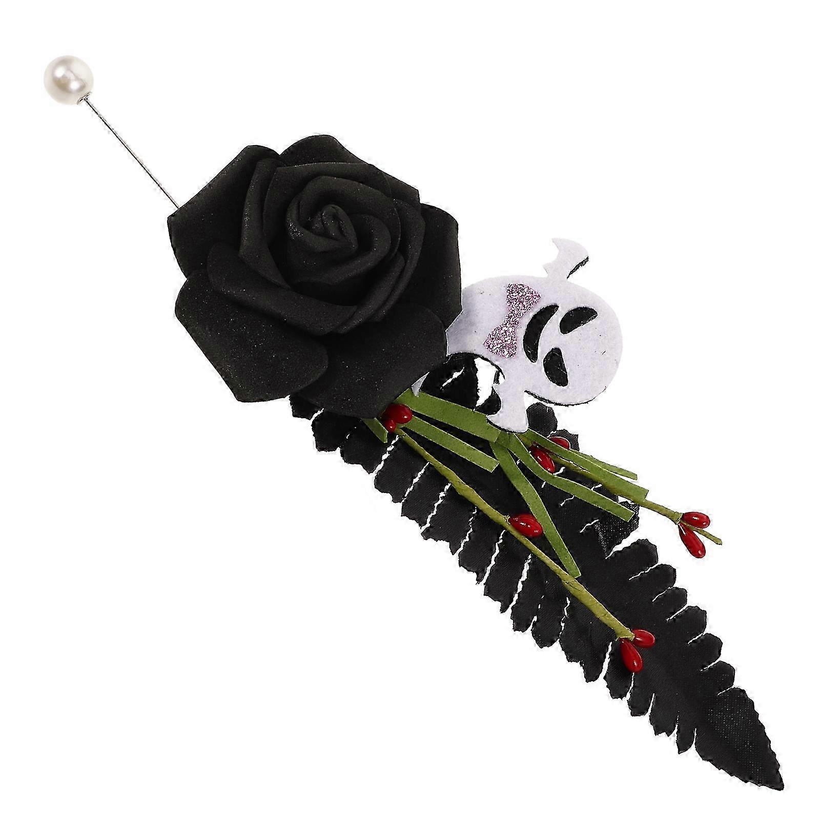 Halloween Elements Brooch Ghost Pin Black 24.50X8.50X3.20CM 1Pcs