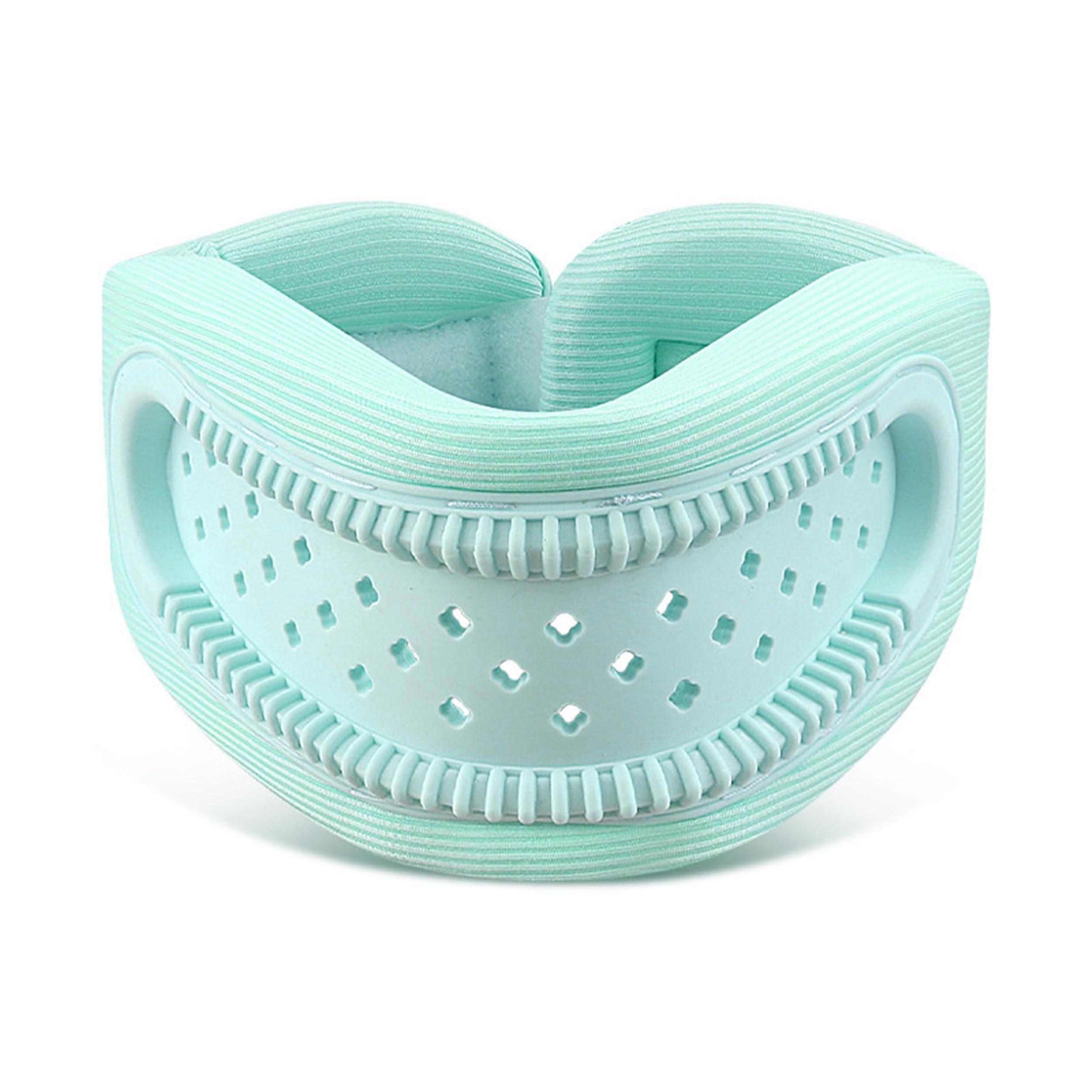 Neck Brace for Neck Pain and Support, Adjustable Soft Silicone Foam Cervical Collar (Mint)