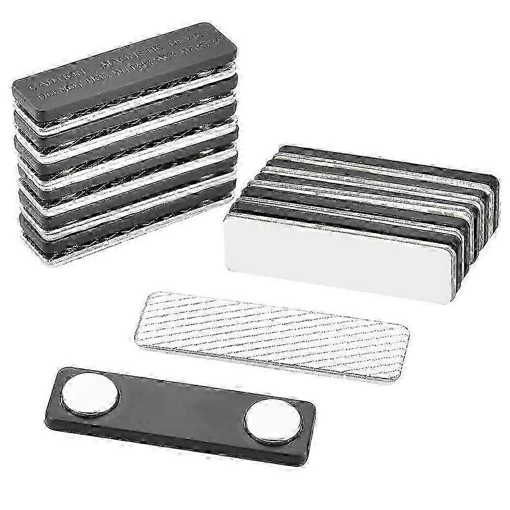 Magnetic Self-Adhesive Name Tags & Metal ID Card Sleeves - Durable Clothing Labels for Easy Identification and Organization