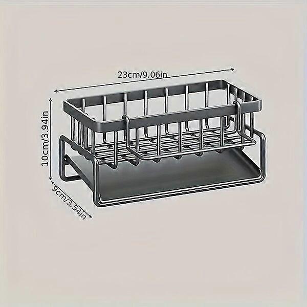 Multifunctional sink organizer, 1 piece, easy access to utensil storage