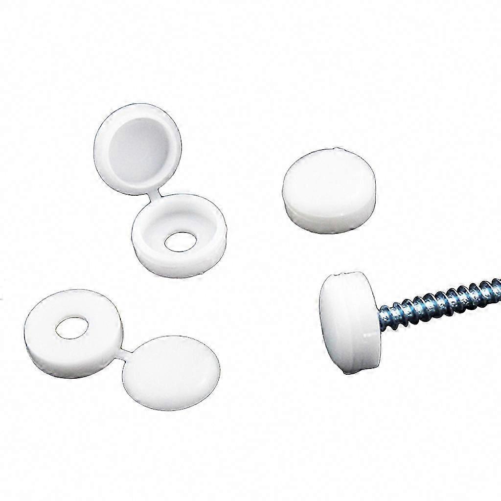 100-Pack M6 Screw Decorative Caps for Self-Tapping Screws, Easy Installation