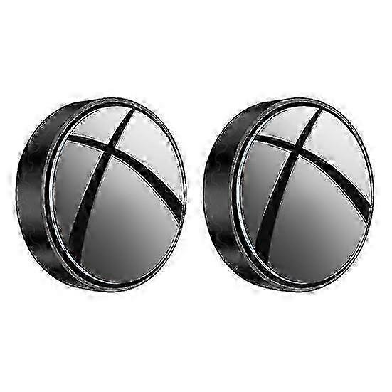 2 Pairs Car Convex Blind Spot Mirrors with Suction Cups, 360-Degree Rotation - Waterproof & Fog-Proof for Any Vehicle