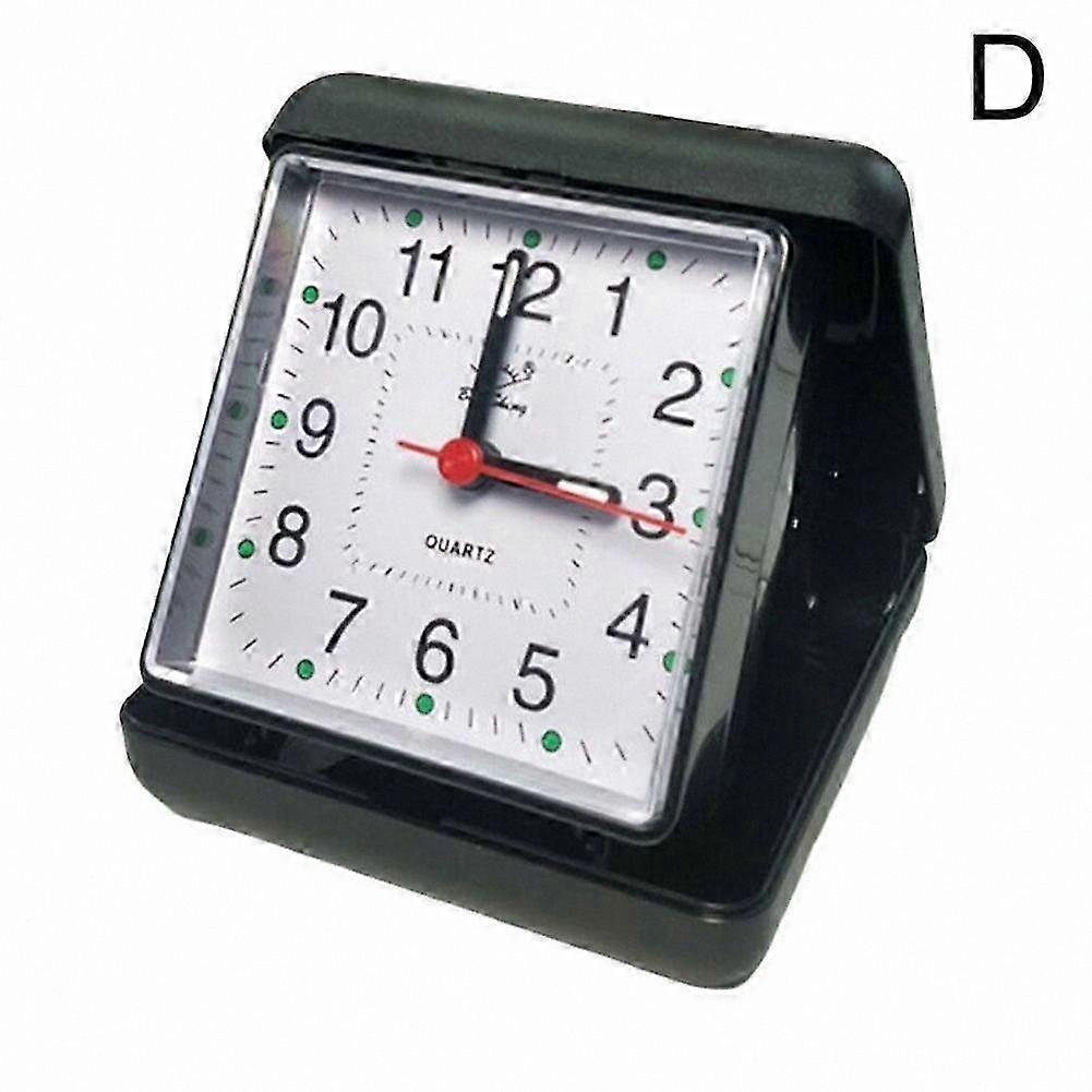 Compact Silent Alarm Clock with Snooze Function for Travel and Bedside Use