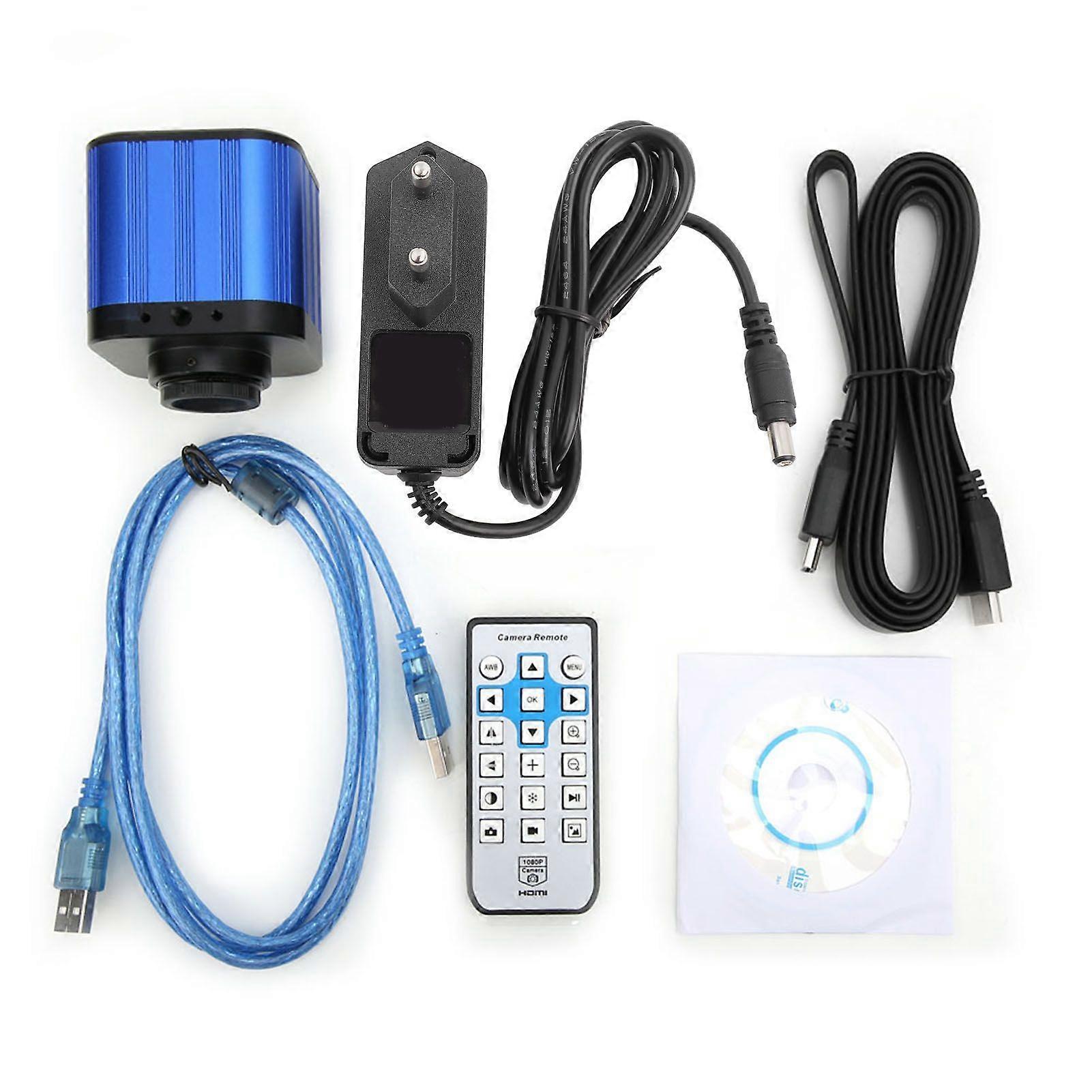 4k HDMI USB Digital Electric Industrial Microscope Camera with Remote Control