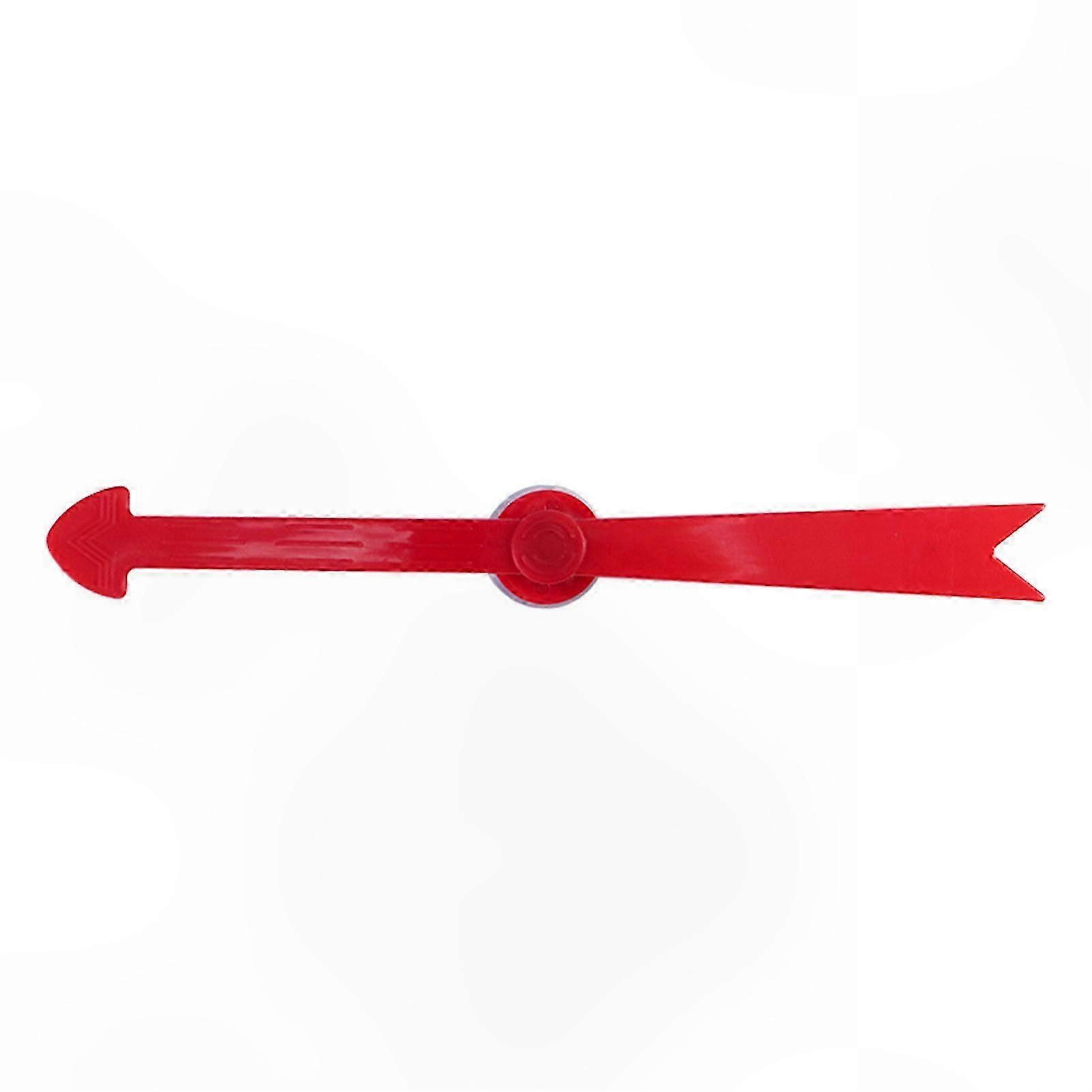 Large Red Plastic Arrow Spinner with Suction Cup for Interactive Math Games and Classroom Activities