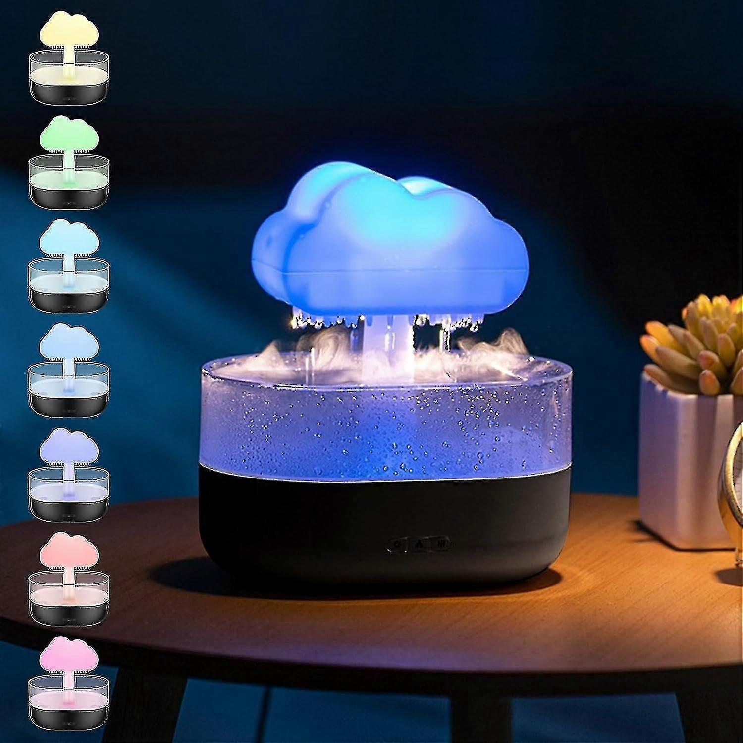 200ml Aromatherapy Diffuser with LED Night Light, 7 Colors for Relaxation and Bedroom Decoration