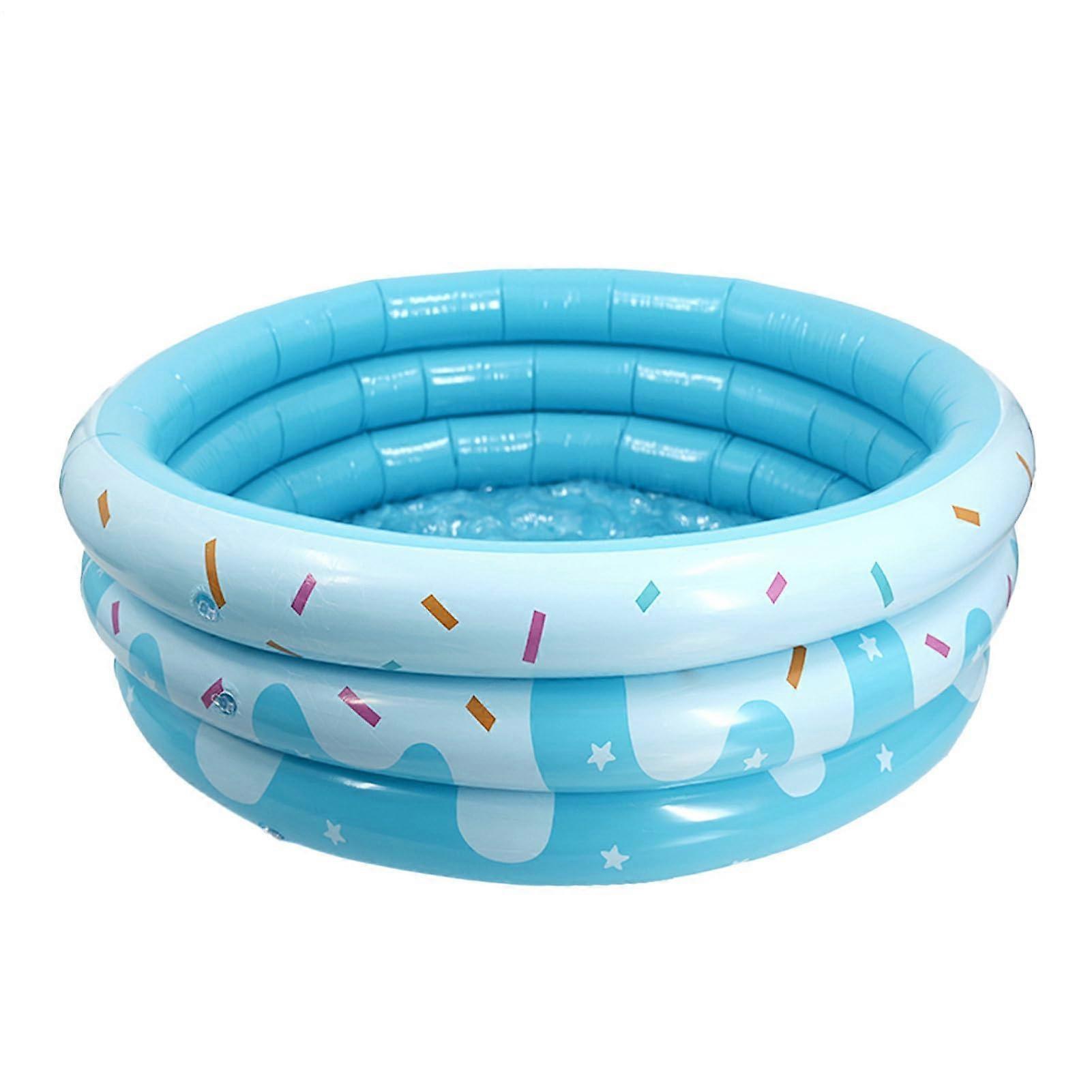 Inflatable Swimming Pool for Garden Portable NonSlip Ages 612 Months and 24 Years