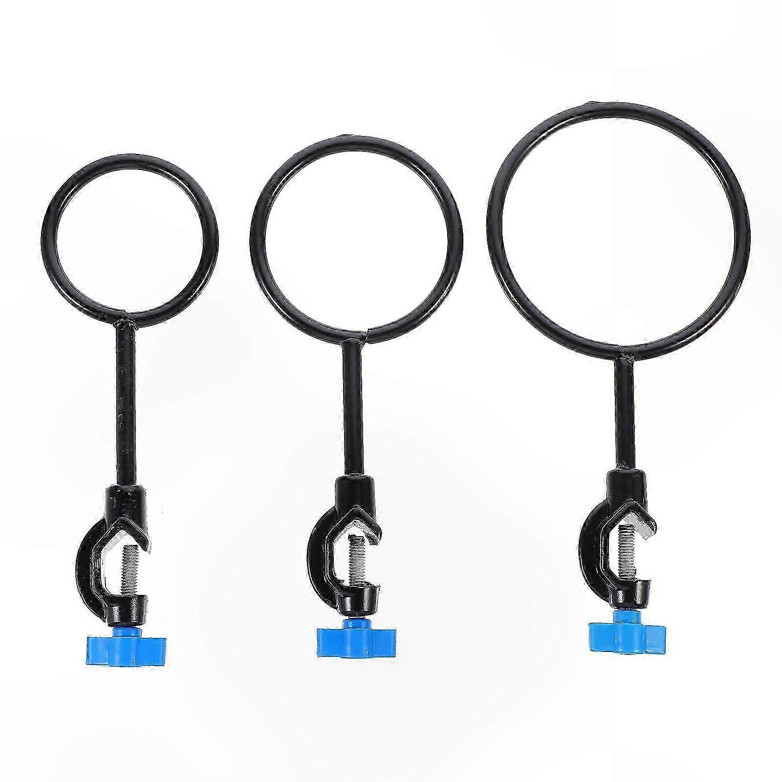 3-Pack Durable Metal Support Rings for Lab Experiments