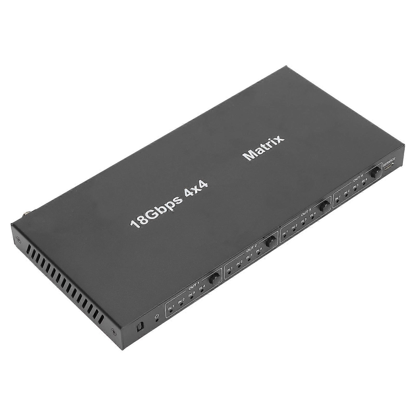 HDC-MXB44C 4x4 4K@60Hz HDMI Splitter with Scaling Function