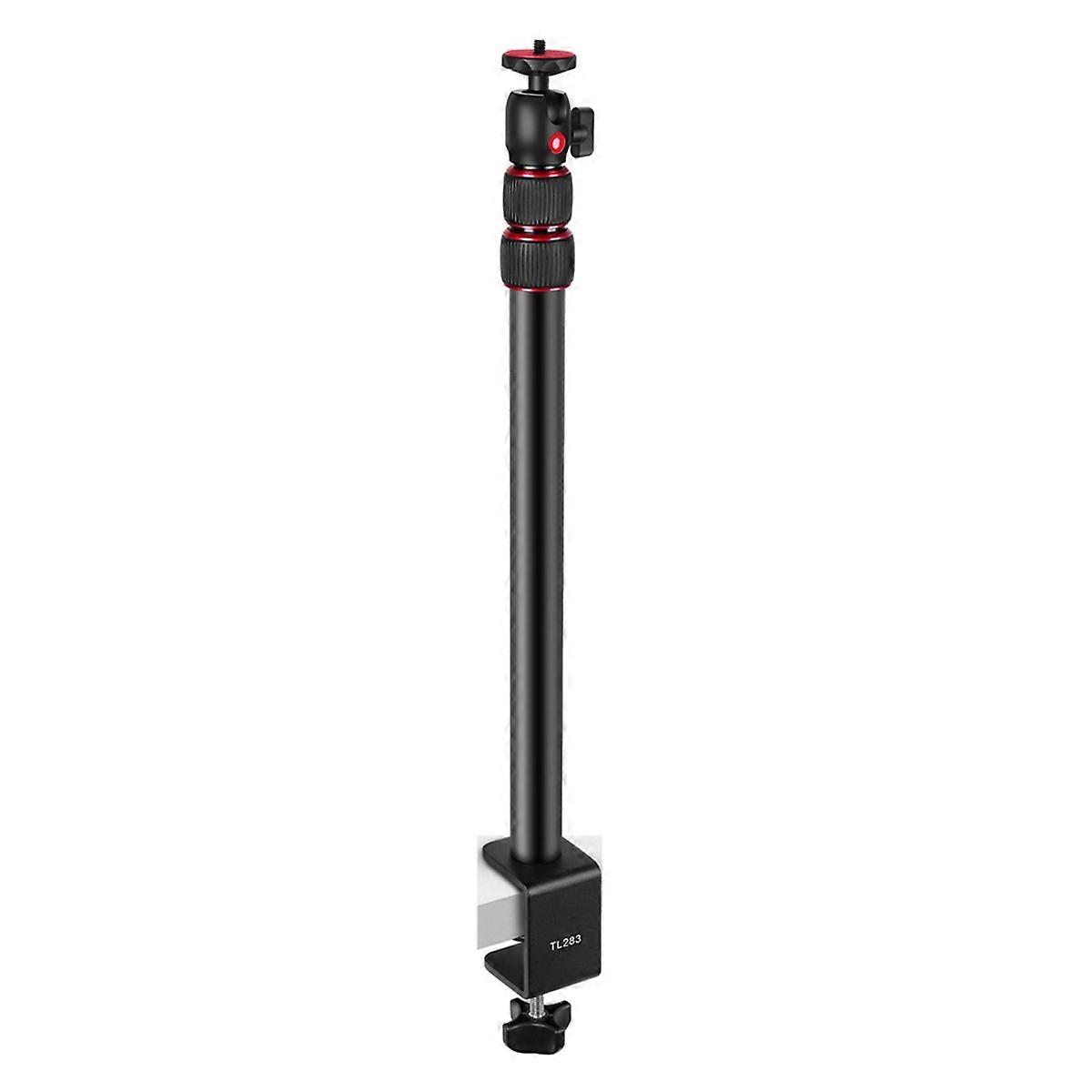 Camera Desk Mount Stand Adjustable 43-102cm Telescopic C Clamp Table Light Stand 1/4 Inch Screw for Camera