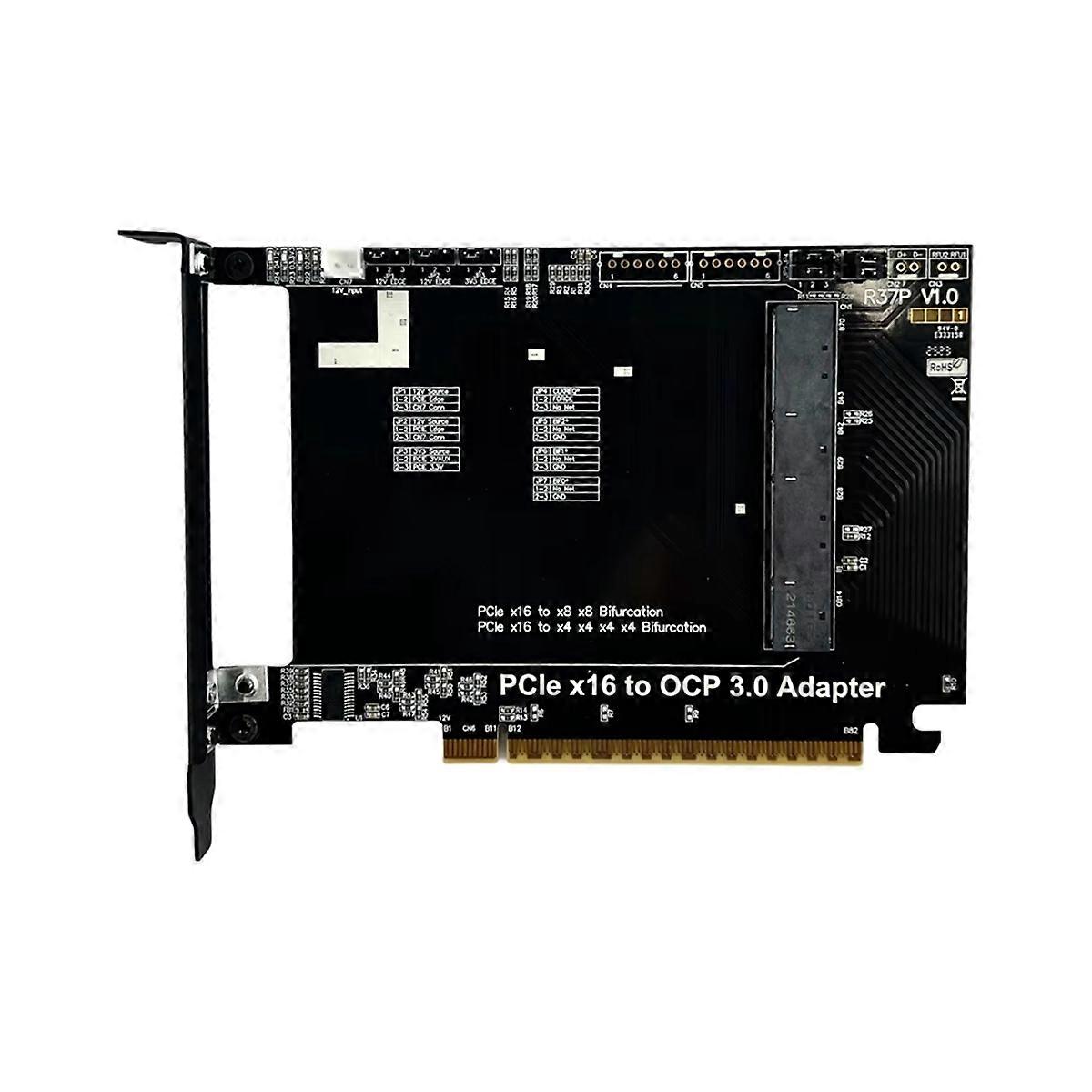 PCIe 4.0 X16 to Gen-Z 4C+/SFF-TA-1002 Adapter Card Support OCP NIC 3.0 External Chassis PCIe X16 Expansion Card