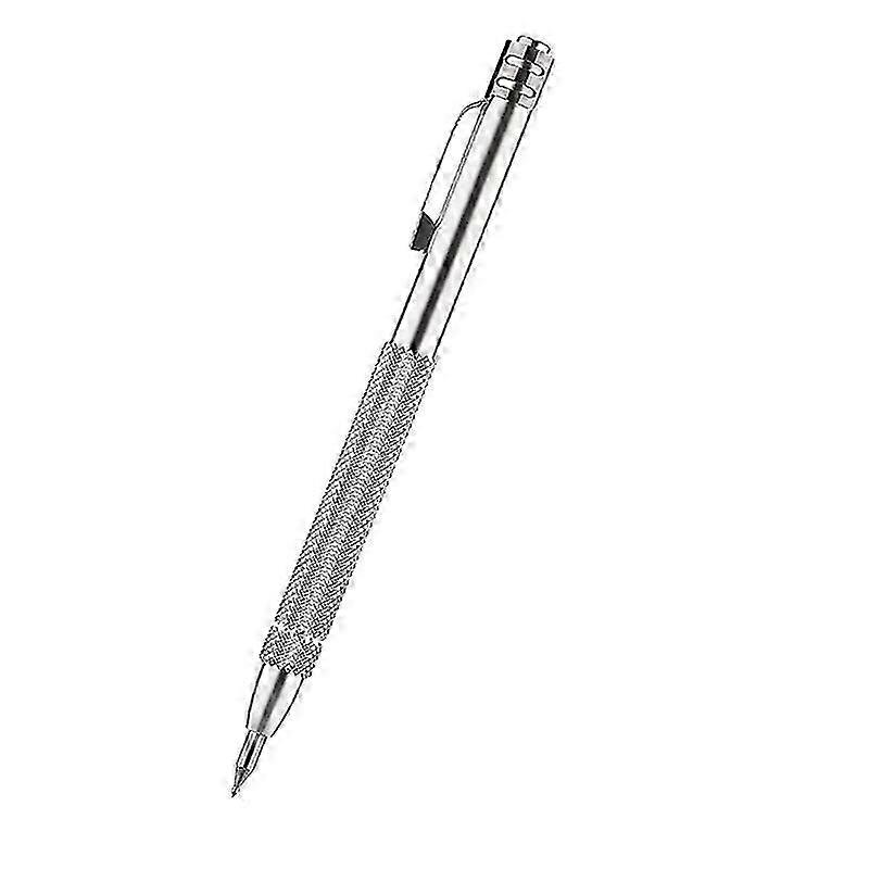 2025 1 Pack Tungsten Carbide Scriber with Magnet,with Extra 8 Replacement Marking Tip,Etching Engraving Pen for Glass/Ceramics/Metal Sheet130mm