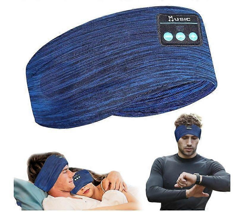 Bluetooth Headphones, Sleep Headphones Headband Wireless for Sleeping Side Sleepers - adjustable sleep headphone, and Bluetooth Headbands(Blue)