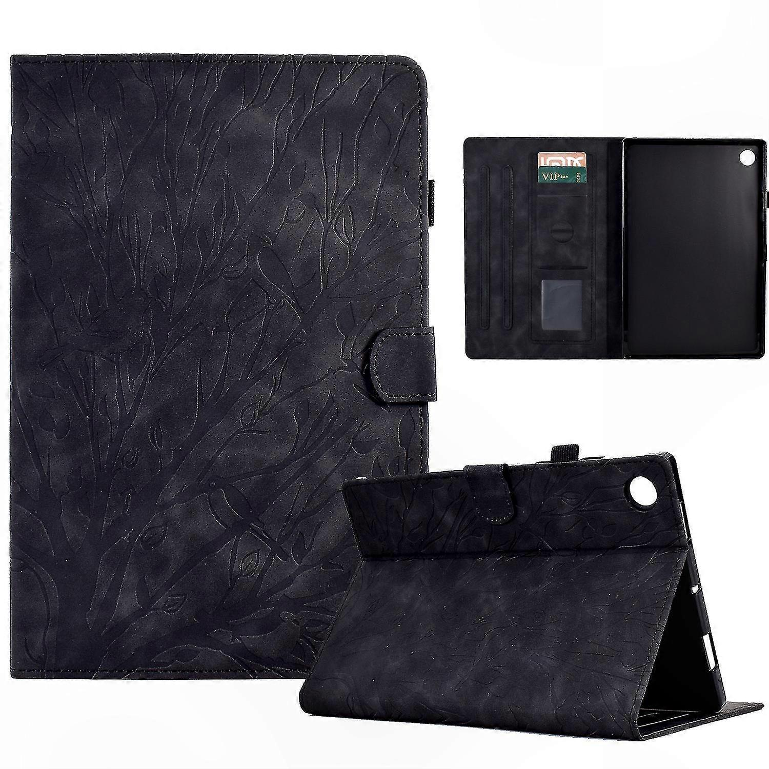 Leather Case Designed for 10.4 Inch Tablets with Auto Wake Sleep Function and Multiple Viewing Angles