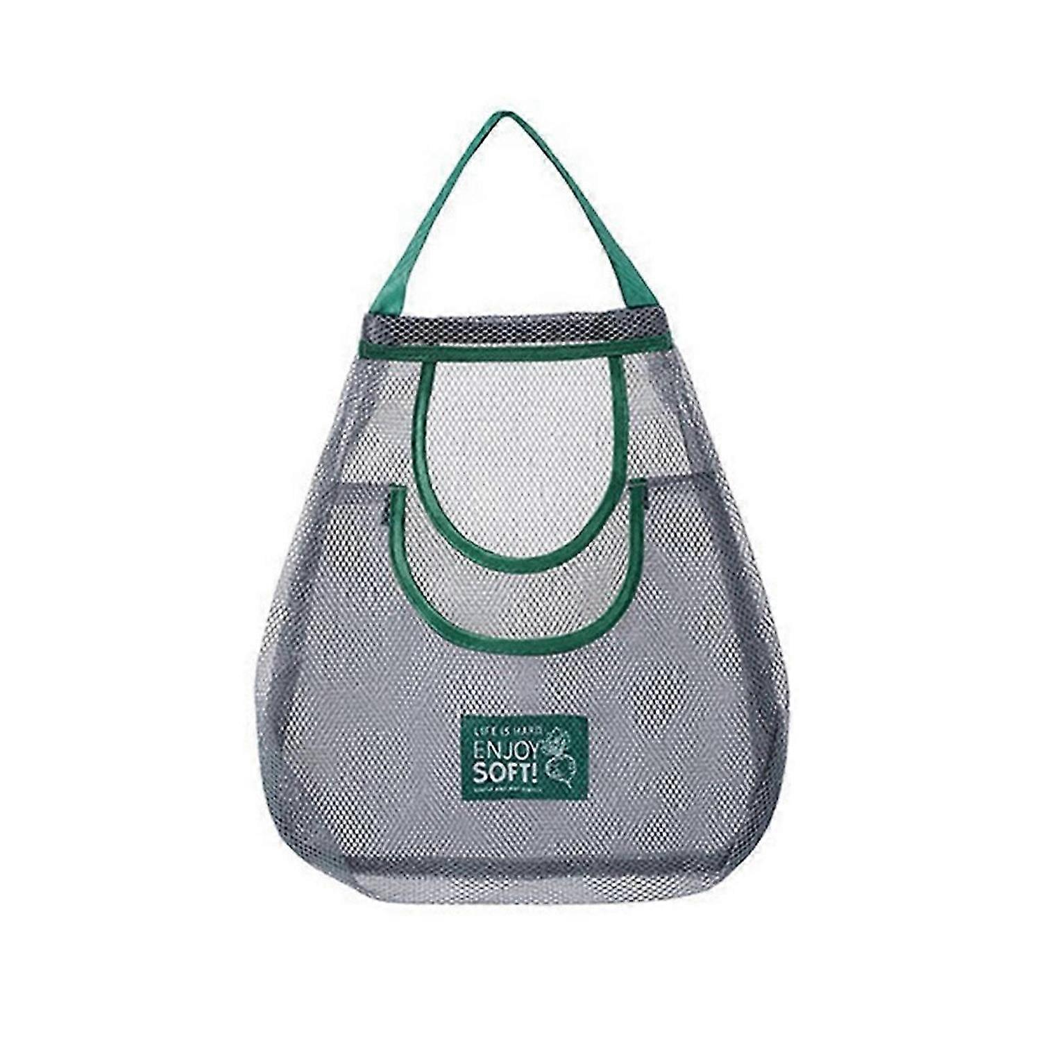 Reusable Kitchen Hanging Mesh Bag Large Capacity Fruit Storage No.3