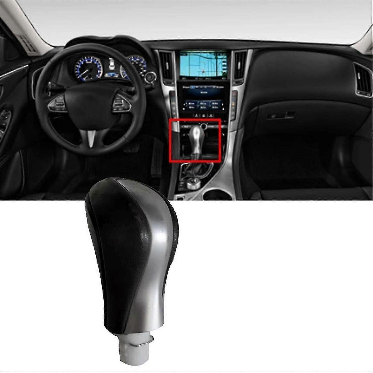 Gear Shift Knob Transmission Shift Lever Handle Shift Handle Gear Lever Shifter 34910-4GA0A for Q50 2013-2017