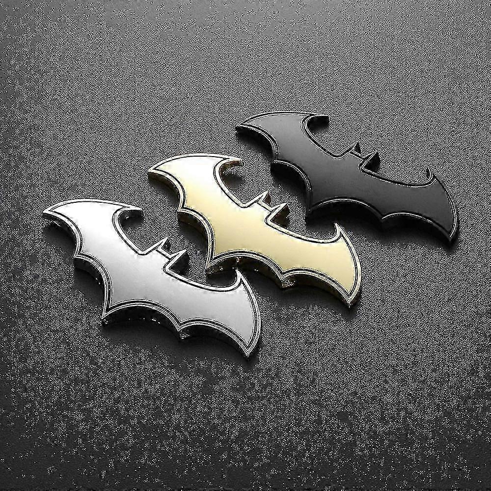 Cool 3d Metal Bat Auto Logo Car Sticker Metal Badge Emblem Tail Decal