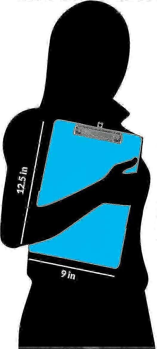 Low-Profile Acrylic Clipboards in A4 Size Multi-Pack Each Holding Up to 100 Sheets 2025