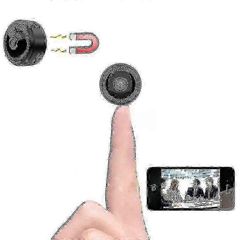 WiFi Mini Camera 1080P HD Video Cam with Remote Night Vision Motion Sensor Magnetic Micro Camera