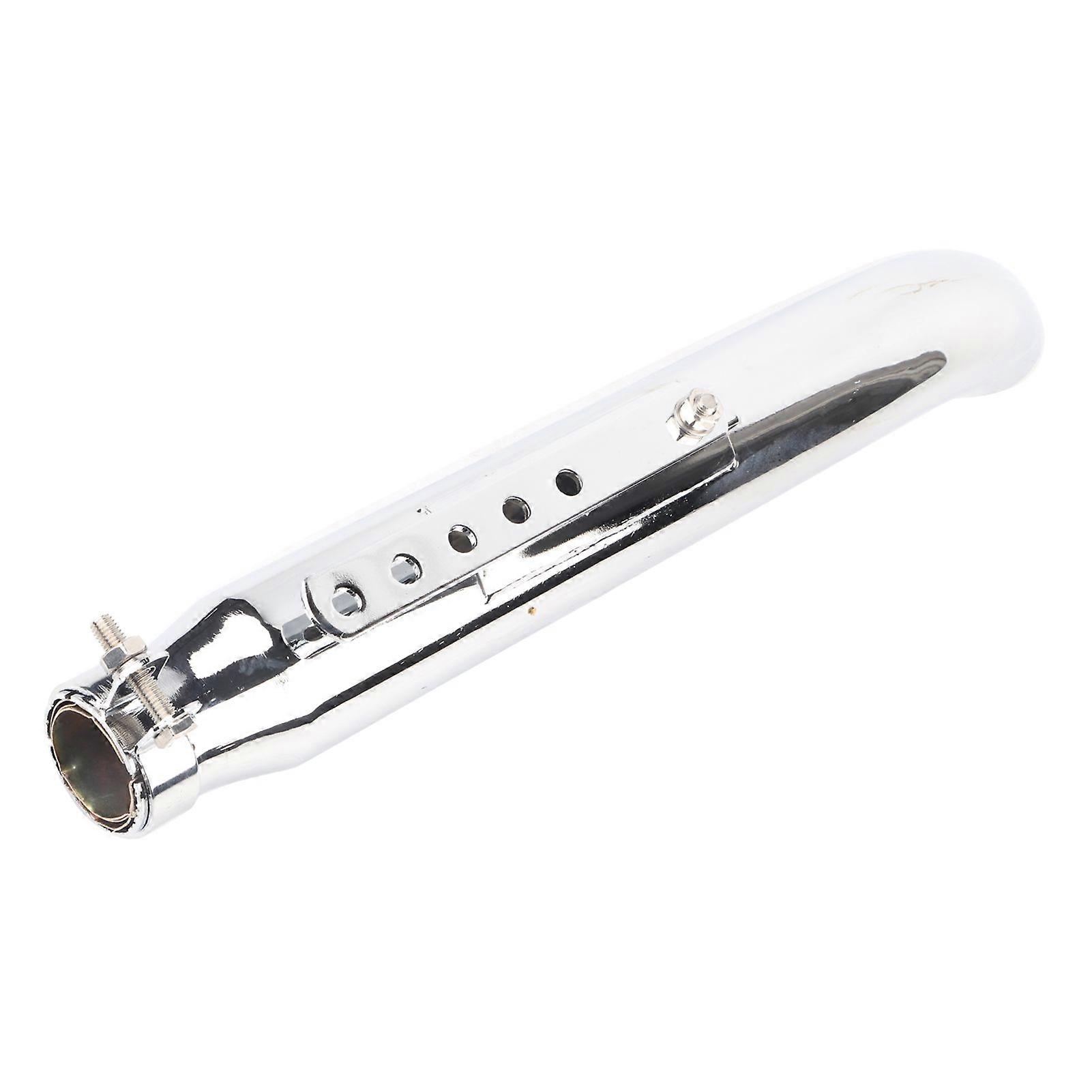 Universal Motorcycle Exhaust Pipe Retro Electroplating Exhaust Silencer with 35/39/43mm Reducer