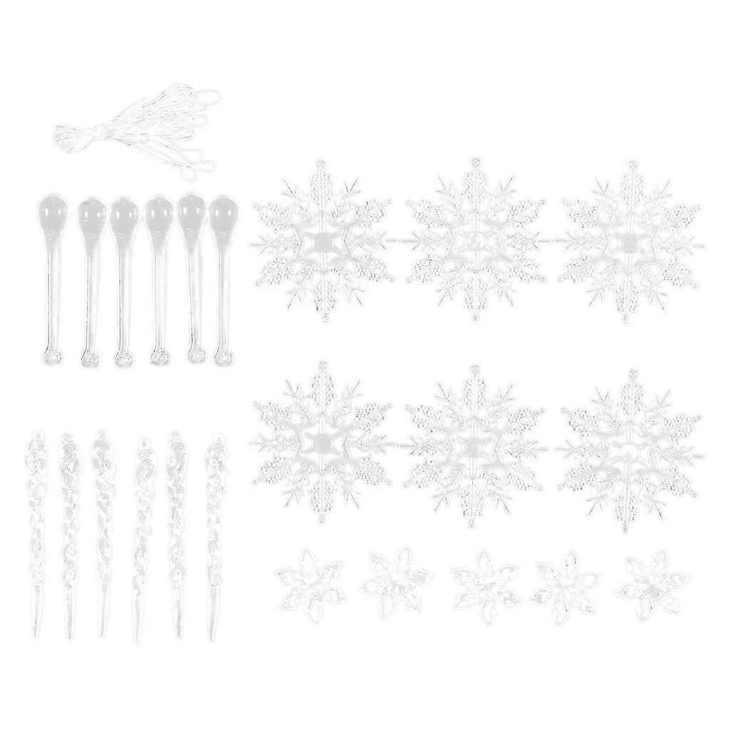 Seasonal Decoration Snowflake Ornament for Enchanting Christmas Environment
