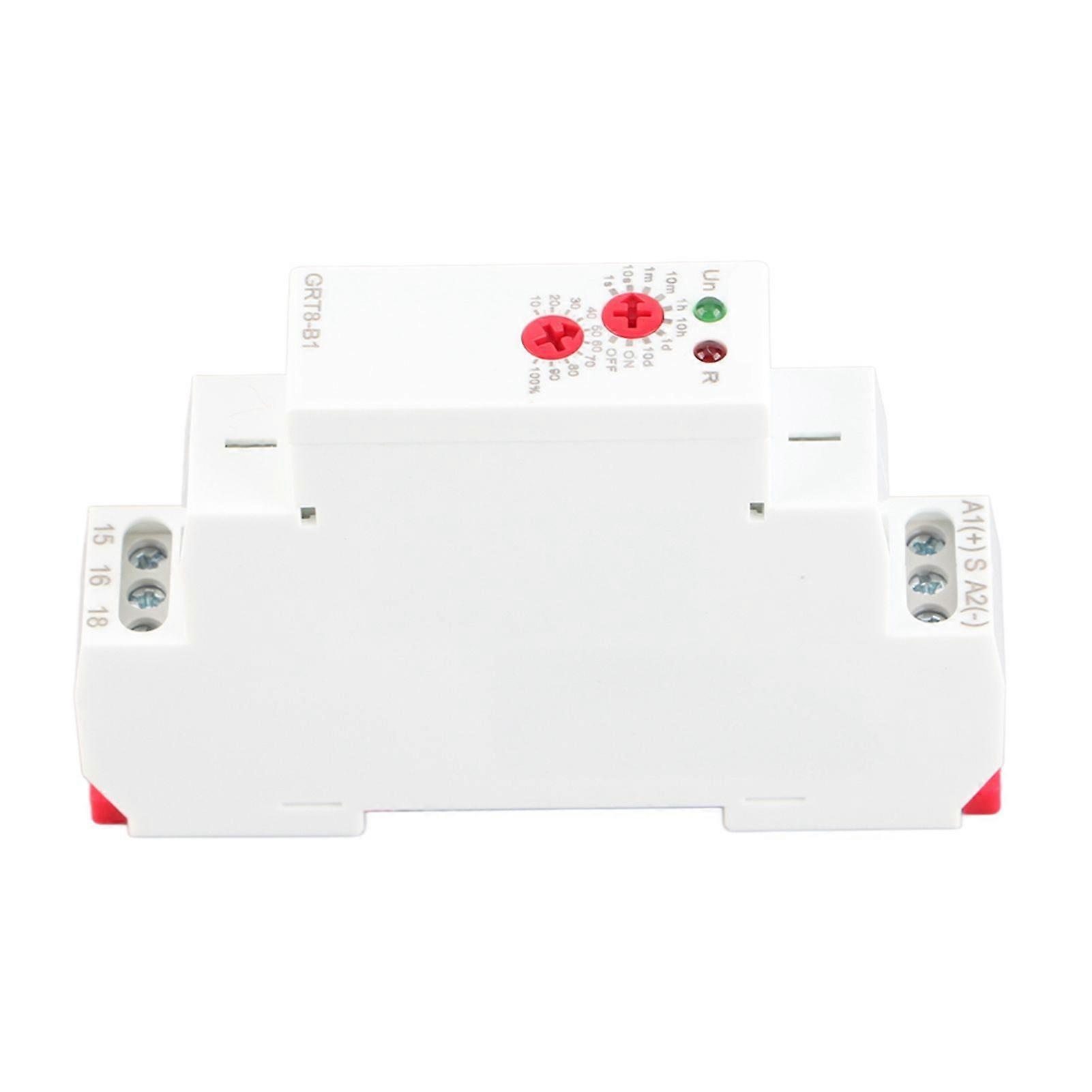 GRT8B1 Mini Power Off Delay Time Relay DIN Rail Type AC/DC 12V~240V