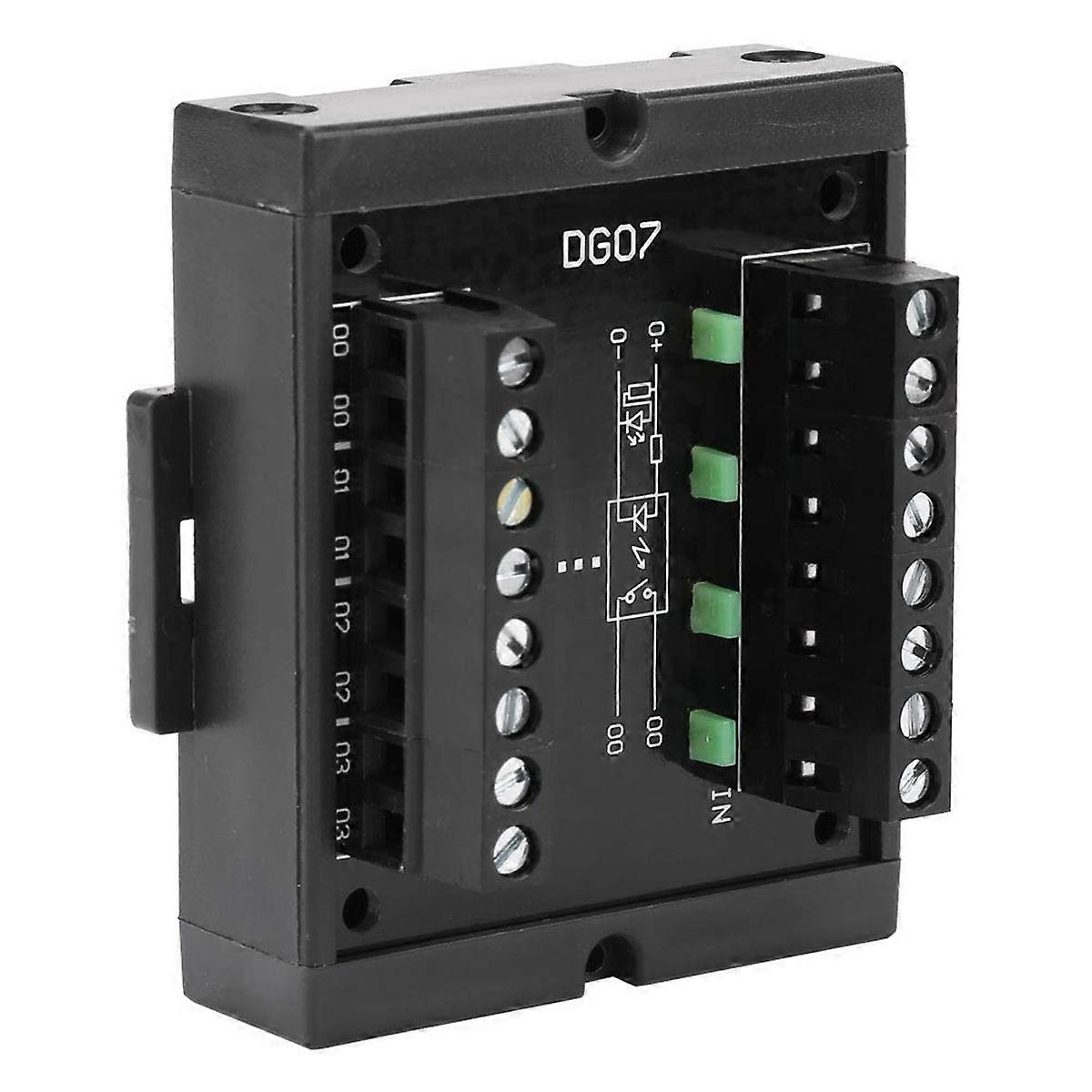 DG07 Level Converter, 4-Channel NPN to PNP Signal Conversion Level Converter Wide Voltage 10-28V