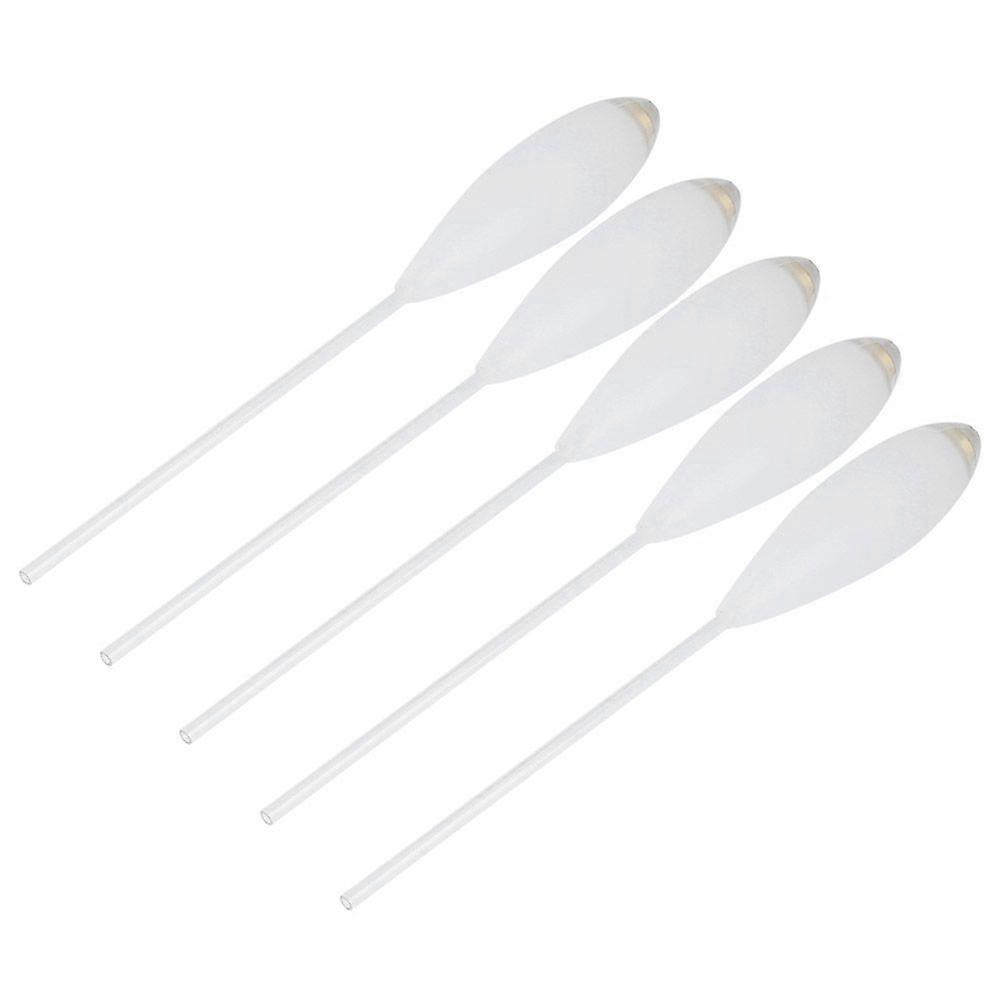 5Pcs Acrylic Large Floats Slow Sinking Fishing Accessories Eco‑friendly No Odor(30g )