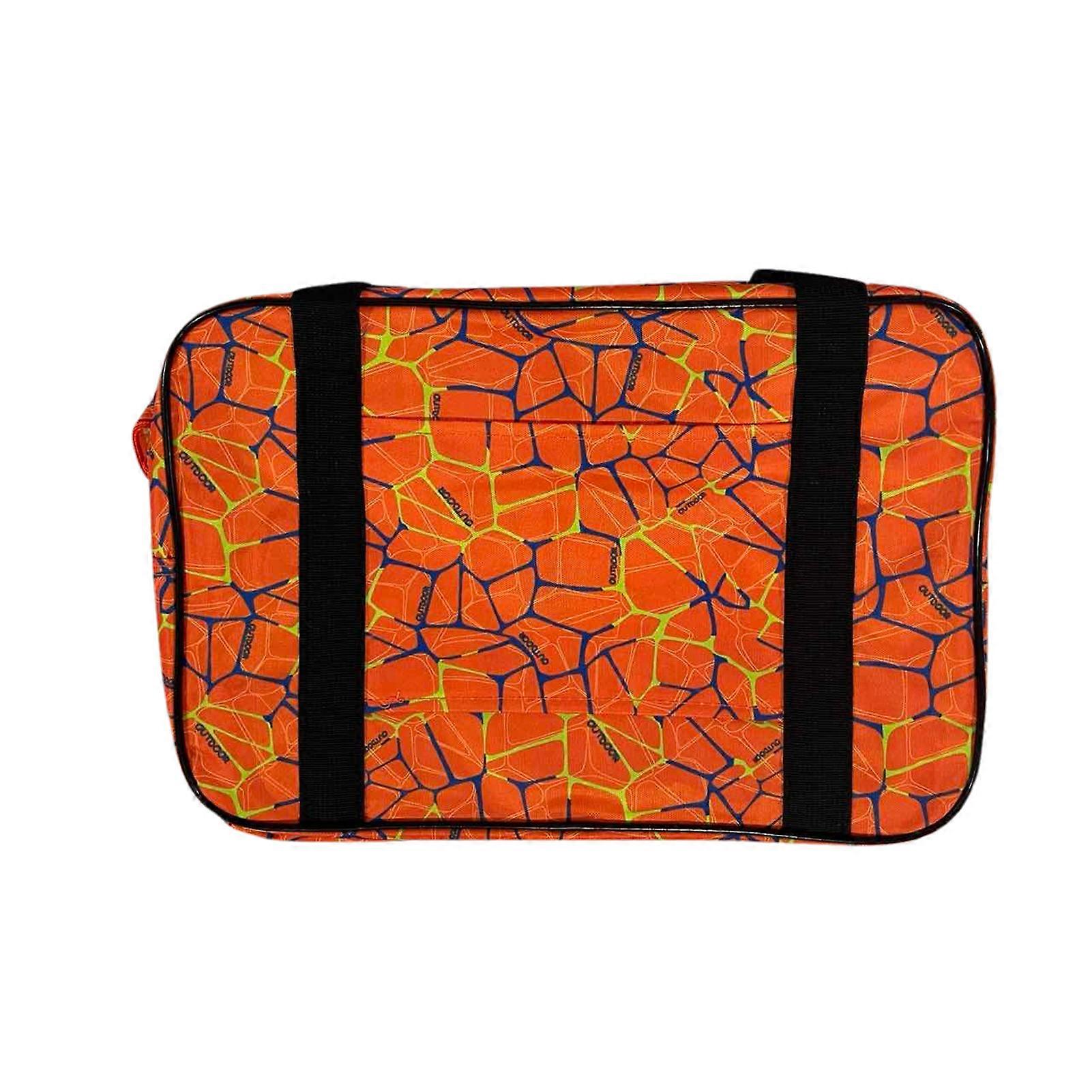 Multi-Function Sewing Machine Storage Bag Dust Cover Handbag Holder Orange